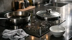 Come pulire il piano cottura senza aloni: il metodo rapido contro l’olio